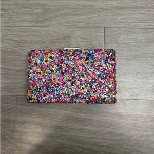 Colorful Beaded Clutch